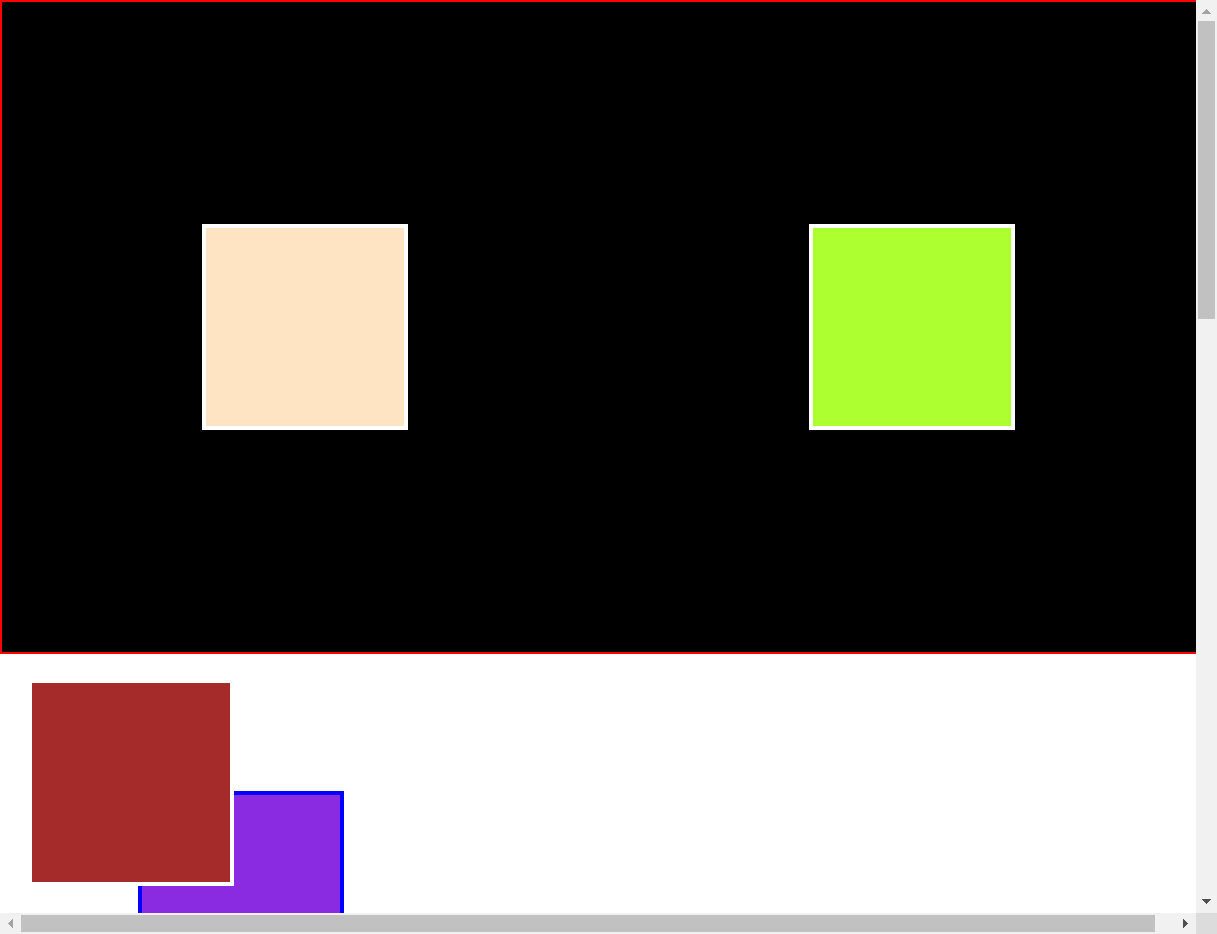 brown block fixed positioned