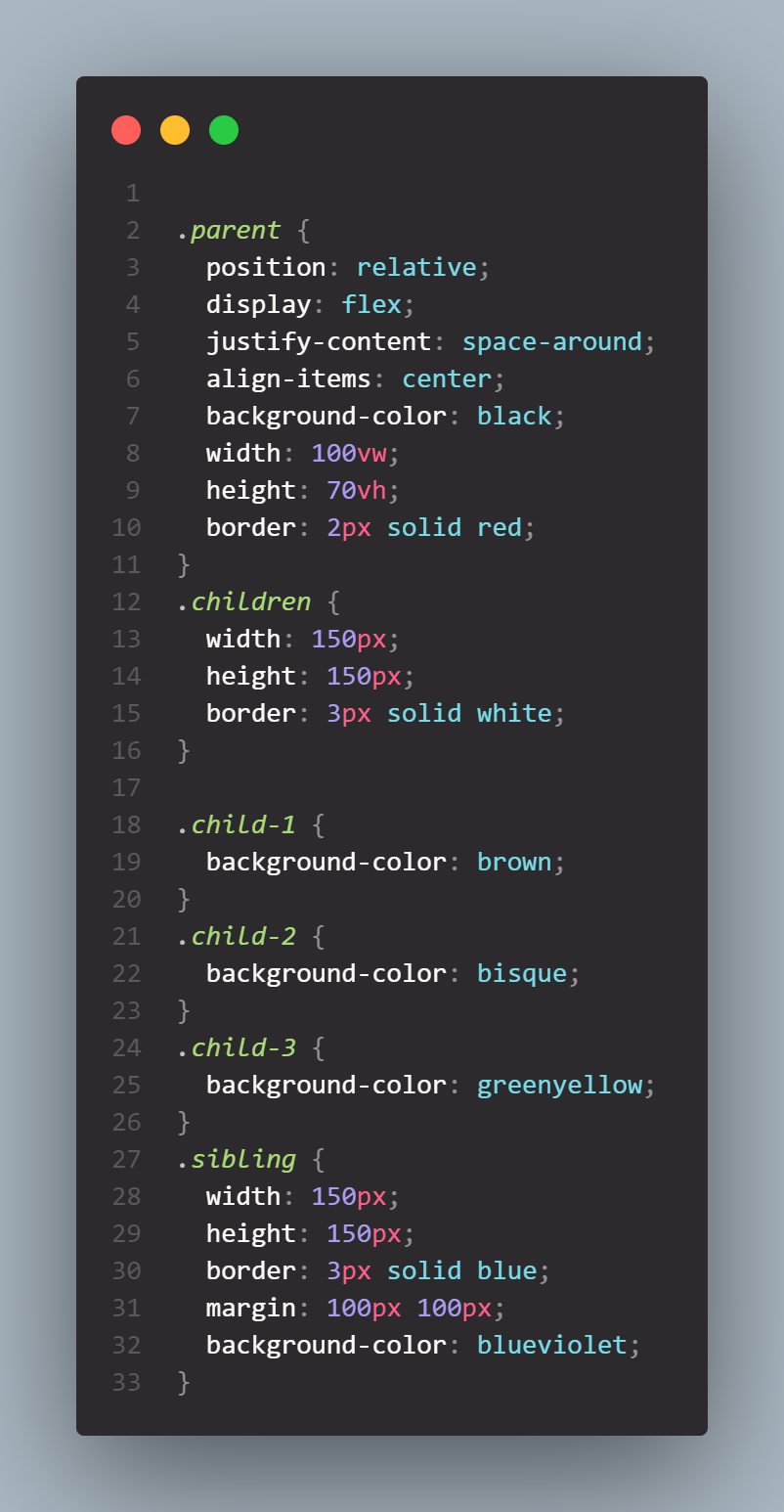 CSS properties