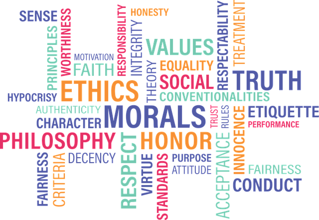 picture saying values and ethics